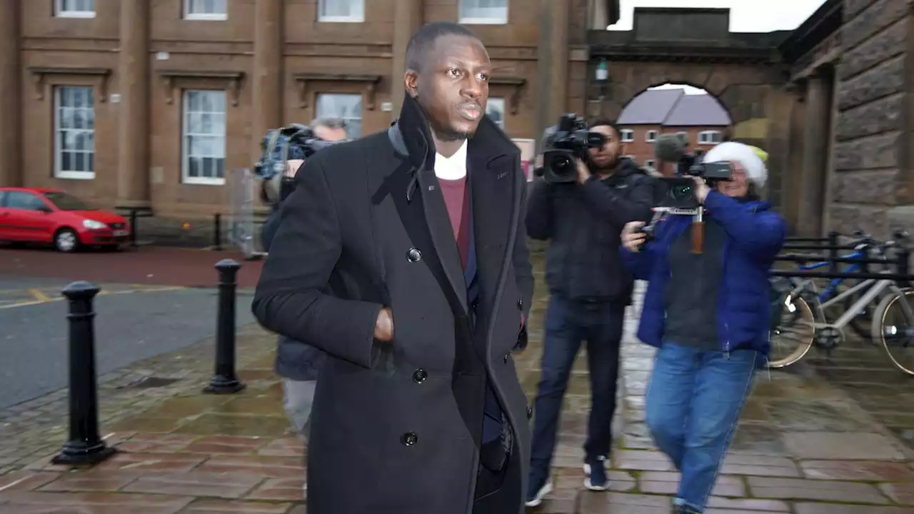 Man City's Benjamin Mendy not guilty of sex attacks on four women; verdict not reached on two charges