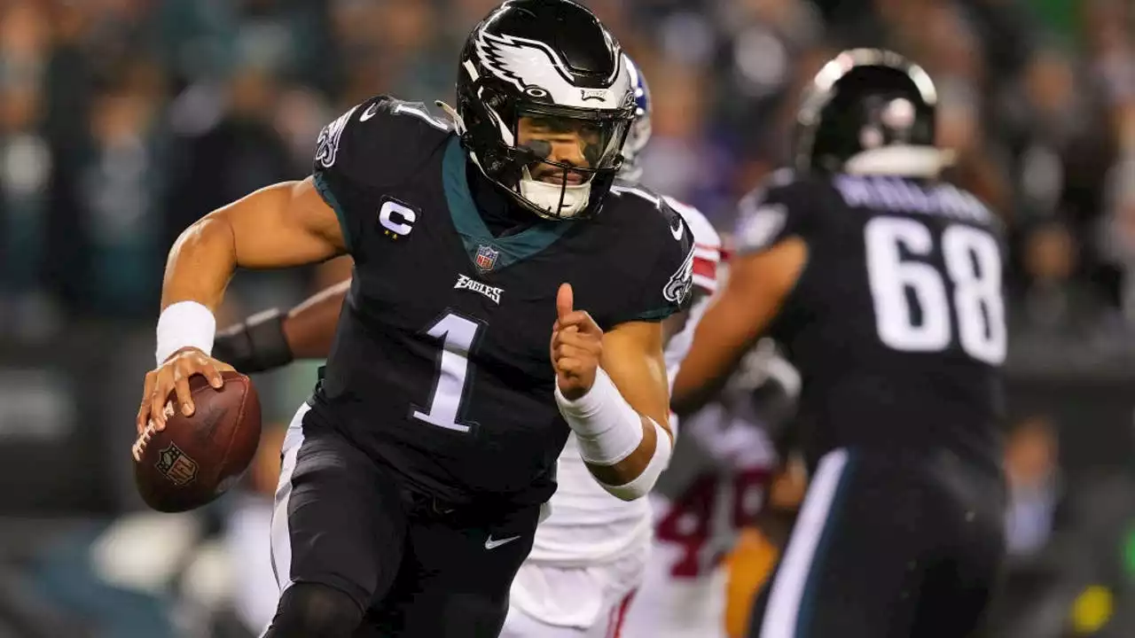 Eagles, Hurts get week of much-needed rest as NFC's top team