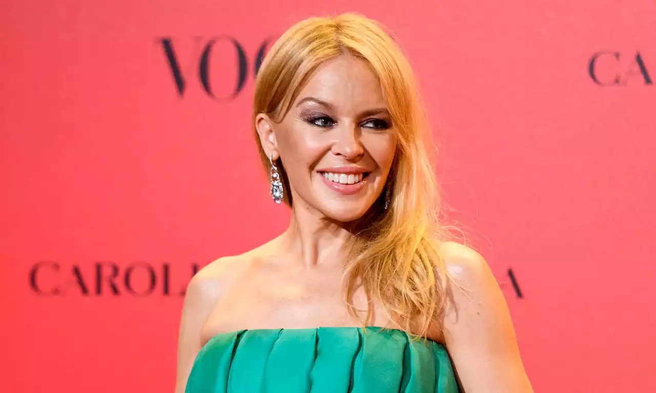 Kylie Minogue is a vision in daring ensemble