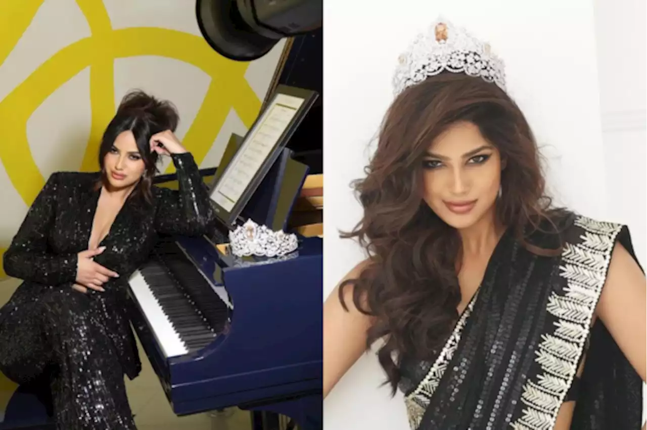 Harnaaz Sandhu stuns in final photoshoot as Miss Universe 2021 ...