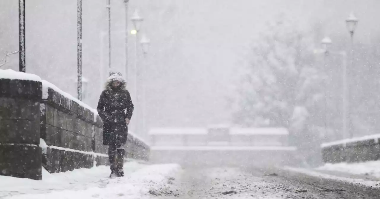 Met Eireann confirms snow forecast for Ireland as temperatures drop to -4C