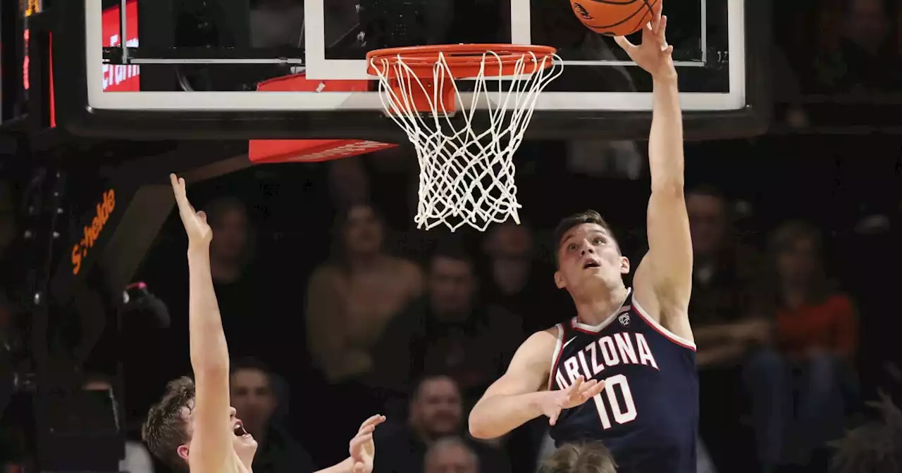 Tubelis lifts No. 9 Arizona to 86-74 win over Oregon State