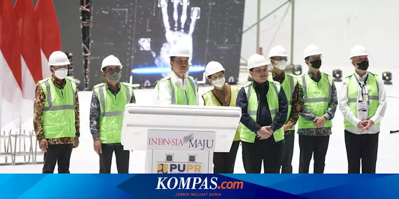 Dihadapan Jokowi, Erick Thohir Sebut Stadion Indoor Multifungsi GBK yang Terbesar di Indonesia