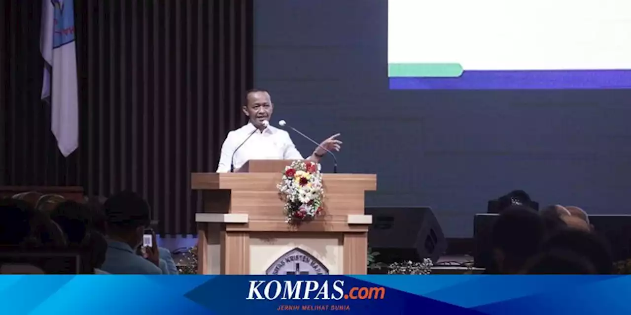 Pesan Bahlil ke Mahasiswa: Jangan Bercita-cita Jadi PNS, Karyawan, TNI, Polri, tapi Jadilah Pengusaha