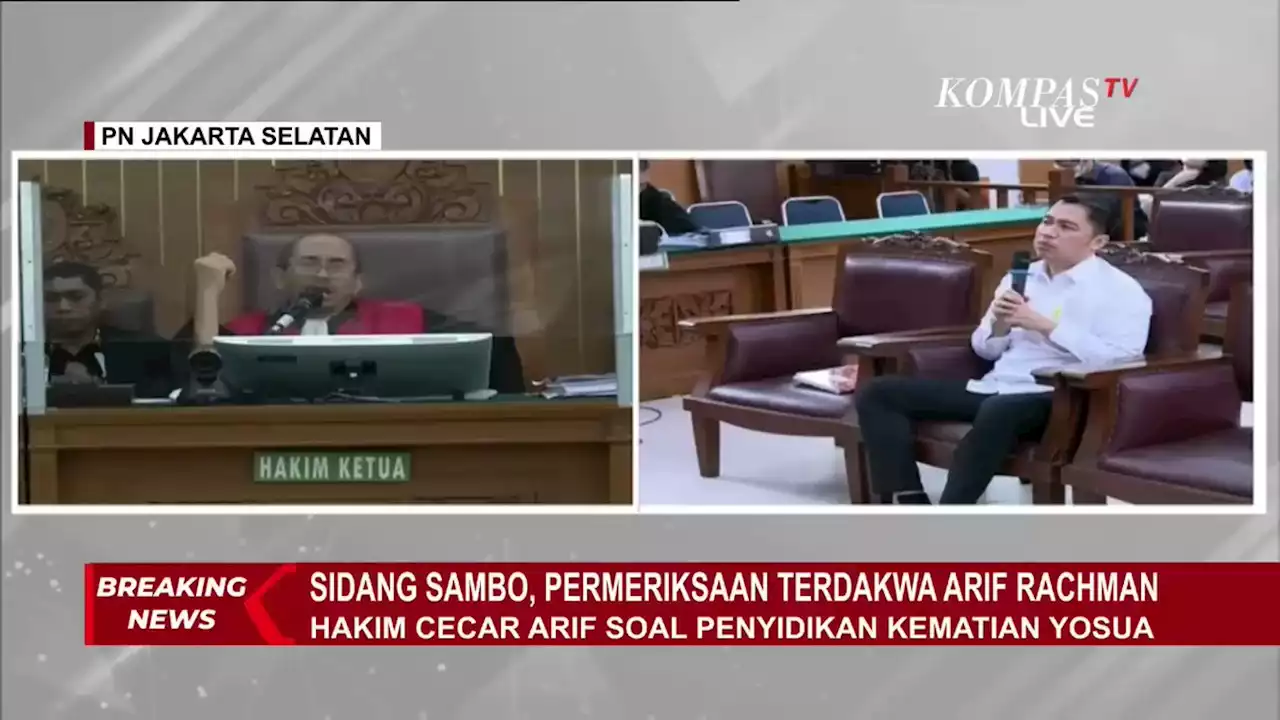 Dicecar Hakim Mengapa Rela Diminta Bekerja di Luar Kapasitas, Arif Rachman: Saya Paling Junior