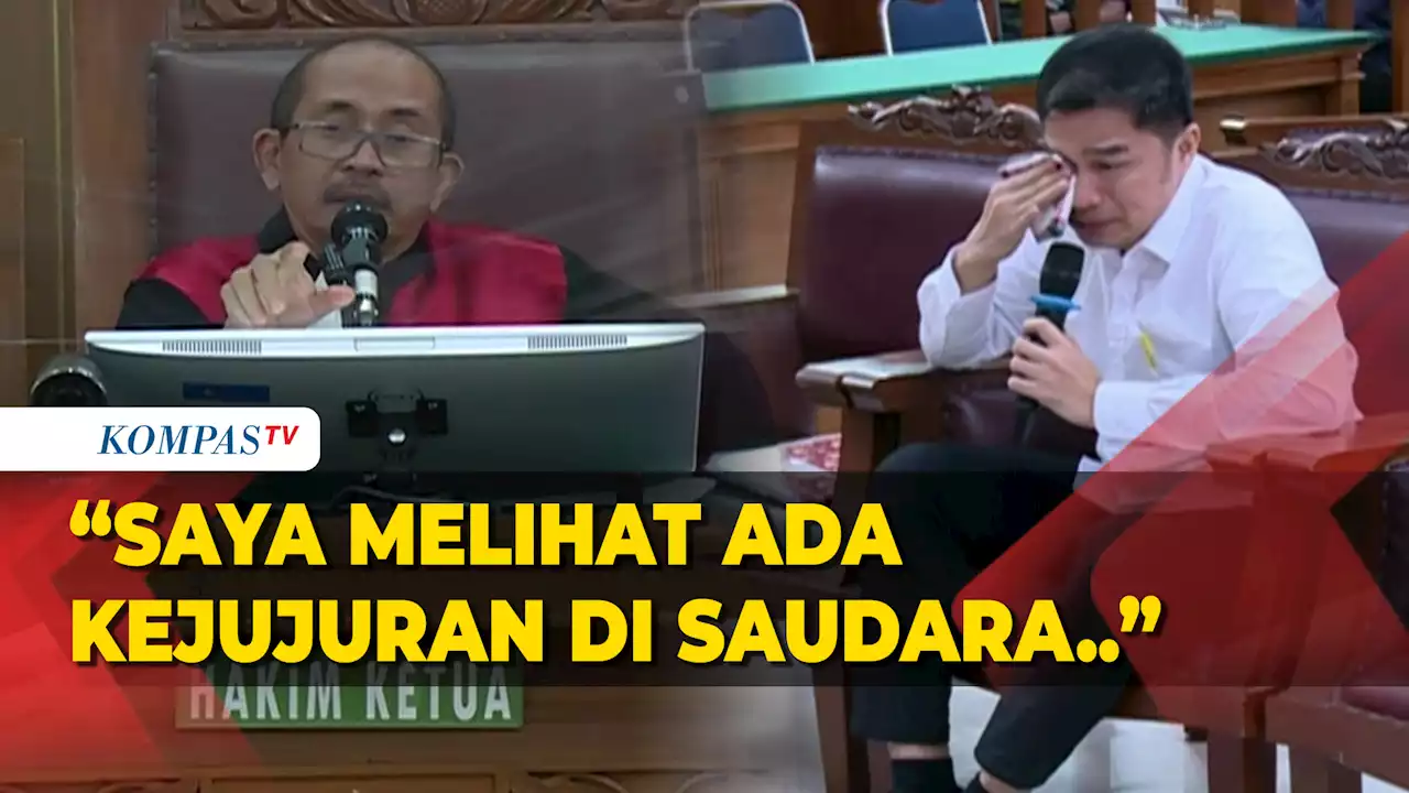 Tangis Arif Rachman Pecah Saat Disebut Jujur oleh Majelis Hakim di Sidang Sambo