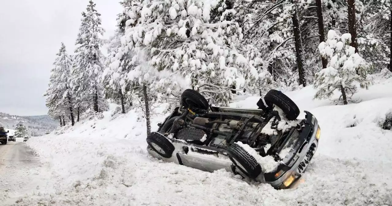 A drive to Tahoe for the long weekend could be 'pretty rough,' the weather service warns