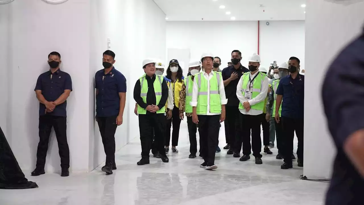 Erick Thohir Beberkan Kecanggihan Stadion Piala Dunia Bola Basket 2023 kepada Jokowi