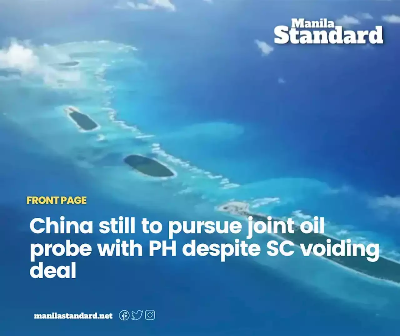 China still to pursue joint oil probe with PH despite SC voiding deal