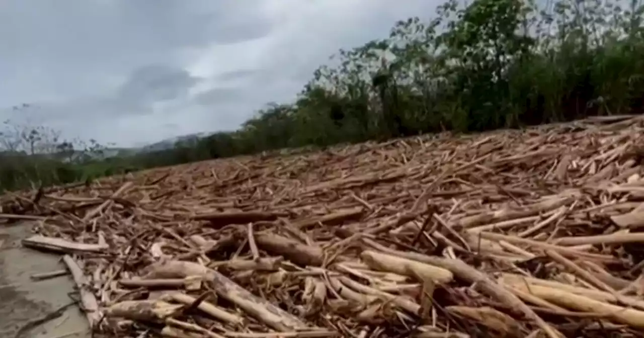 SOS en Murindó por una avalancha que ocurrió hace 20 días y dejó una enorme empalizada