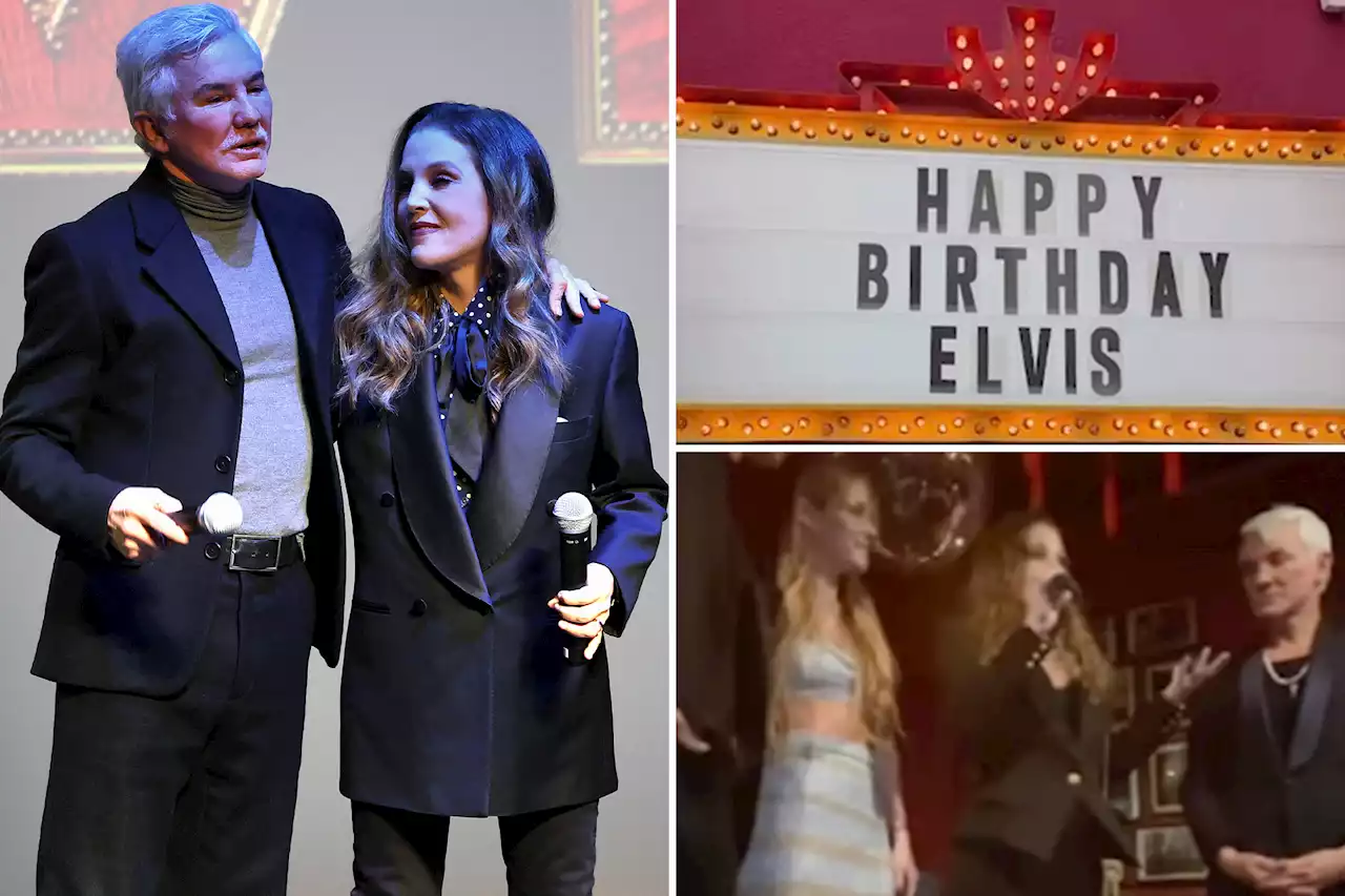 Footage of Lisa Marie Presley celebrating Elvis’ birthday shared days before her death