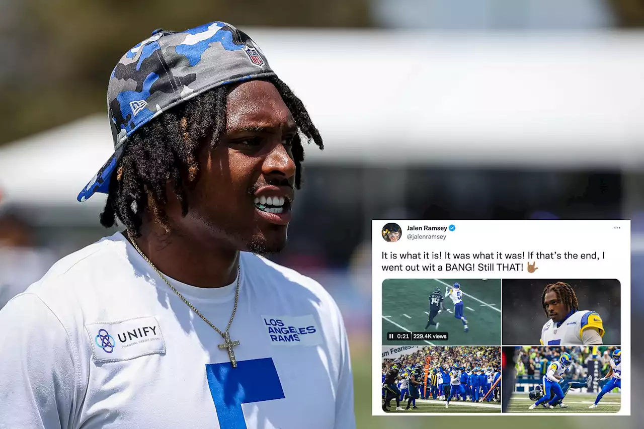 Jalen Ramsey’s cryptic tweetstorm adds to Rams’ post-Super Bowl misery