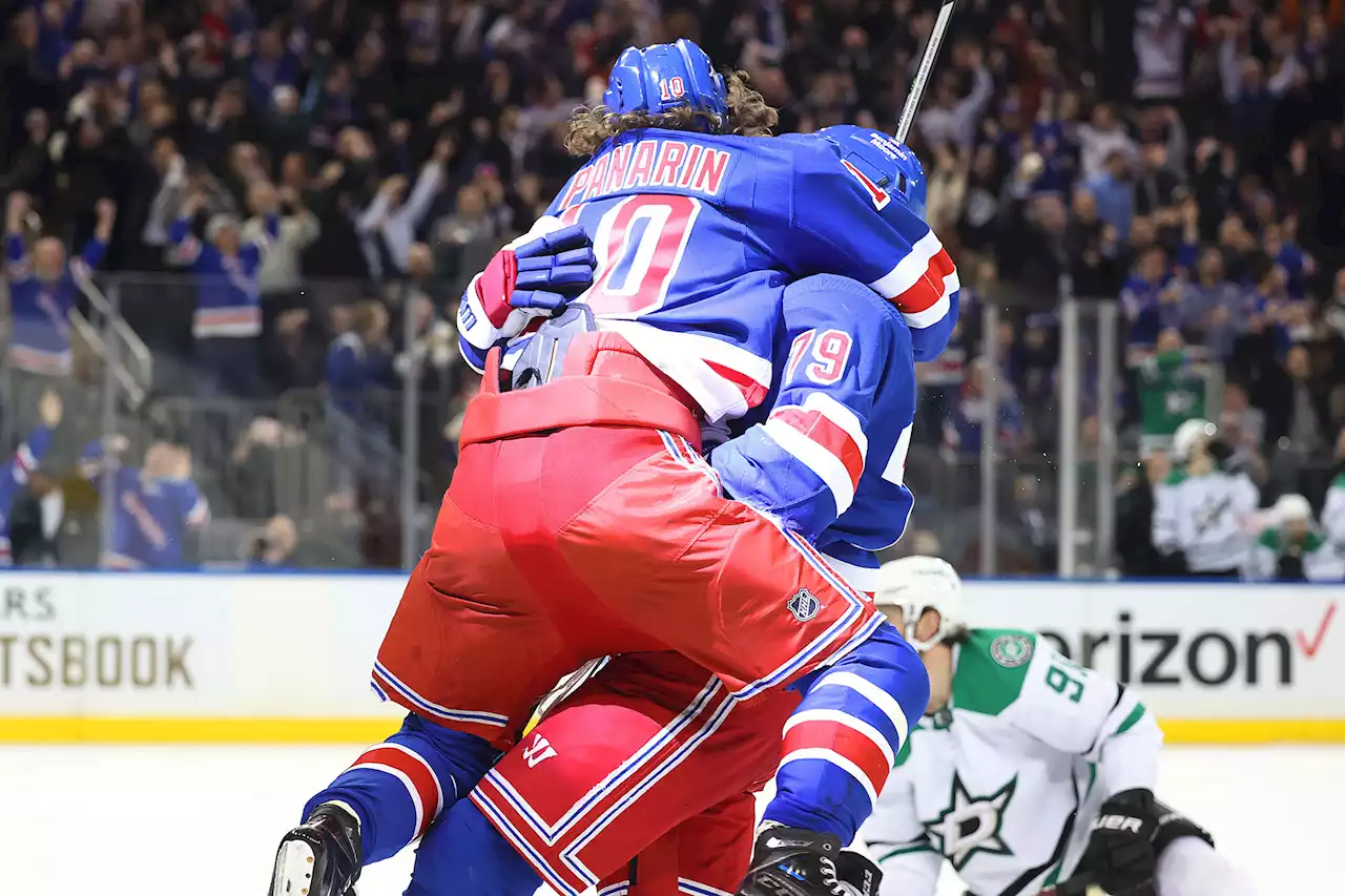 Rangers snag stunning OT win over Stars thanks to last-second goal