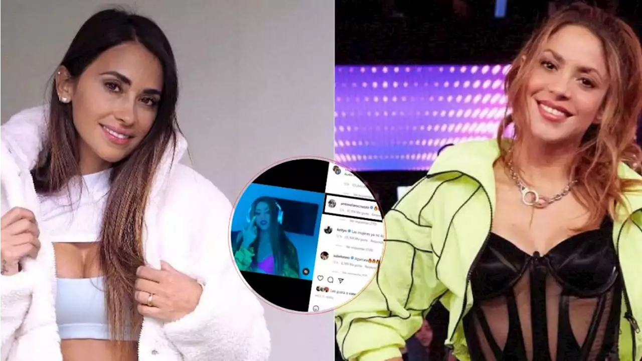 Antonela Roccuzzo salió a bancar a Shakira tras lanzar su canción con Bizarrap