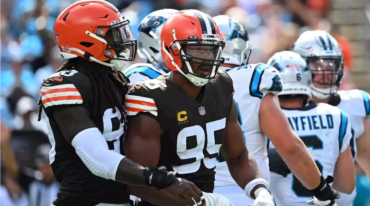 Browns’ Jadeveon Clowney Apologizes to Myles Garrett After Year-End Comments