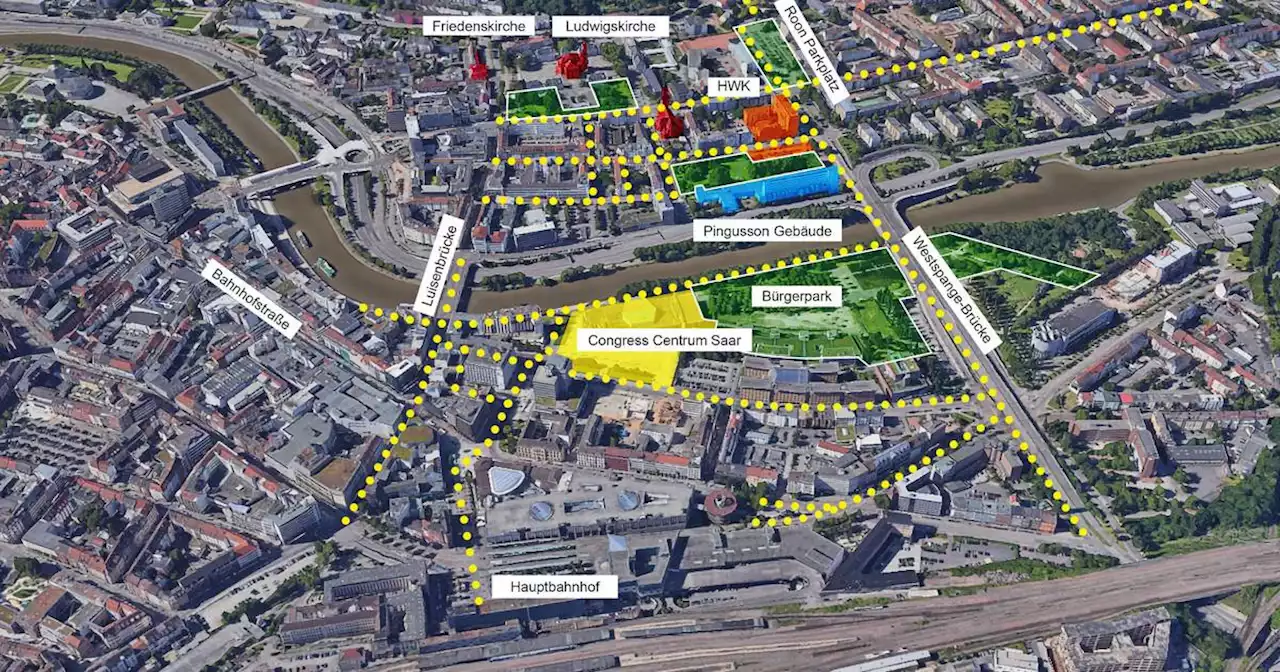 Pläne für die Aufwertung der Innenstadt: 39 Millionen für 20 Teilprojekte, das Geld ist jetzt da – Saarbrücken kann bauen