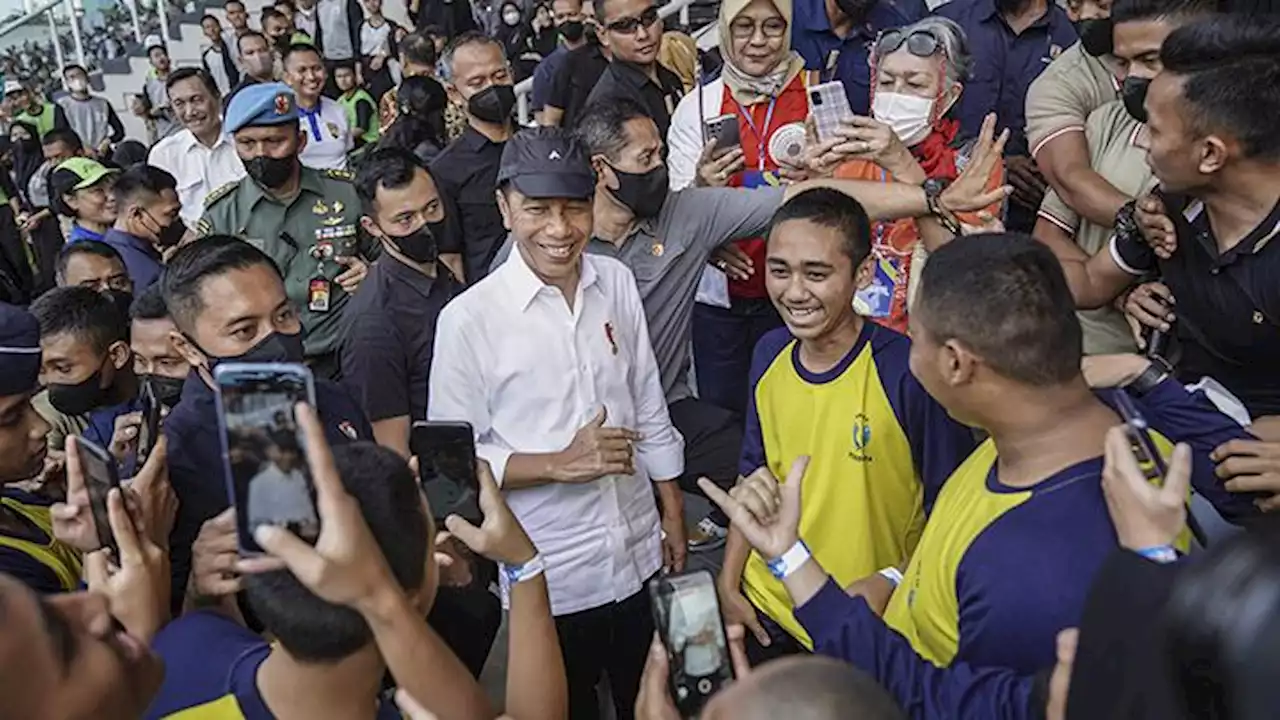 Presiden Joko Widoo Saksikan Langsung Kejuaraan Atletik Pelajar