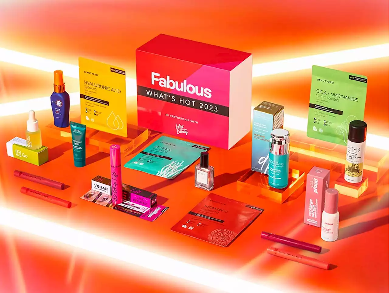 Fabulous’ What’s Hot 2023 beauty box – get £206 worth of beauty for just £36