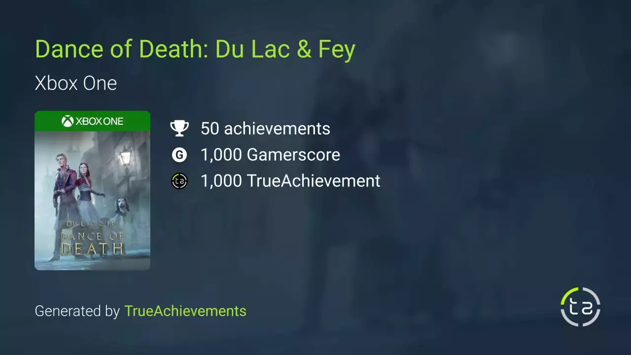 Dance of Death: Du Lac & Fey Achievements