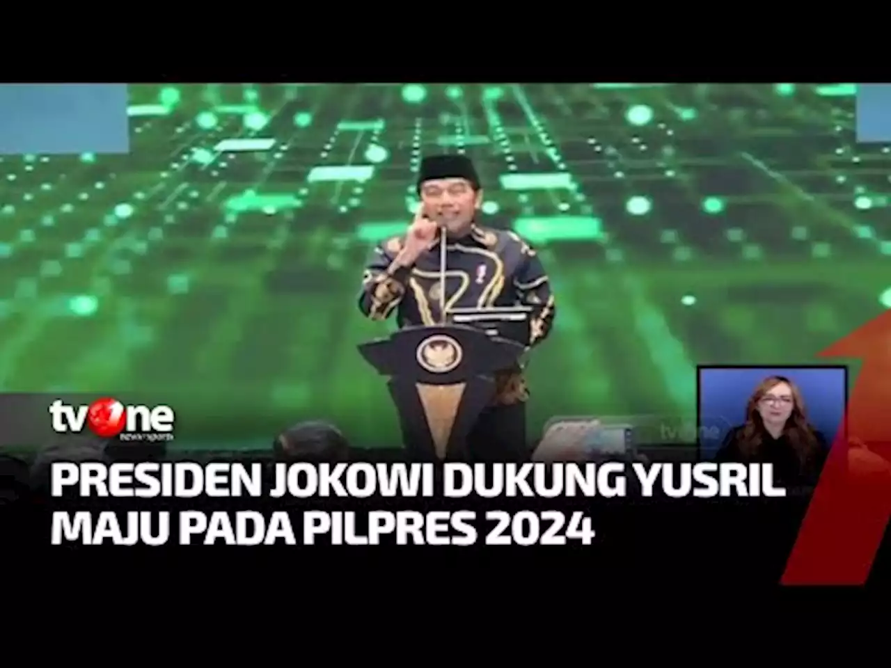 Jokowi Terang-terangan Dukung Ketum PBB Maju Pilpres 2024 - tvOne