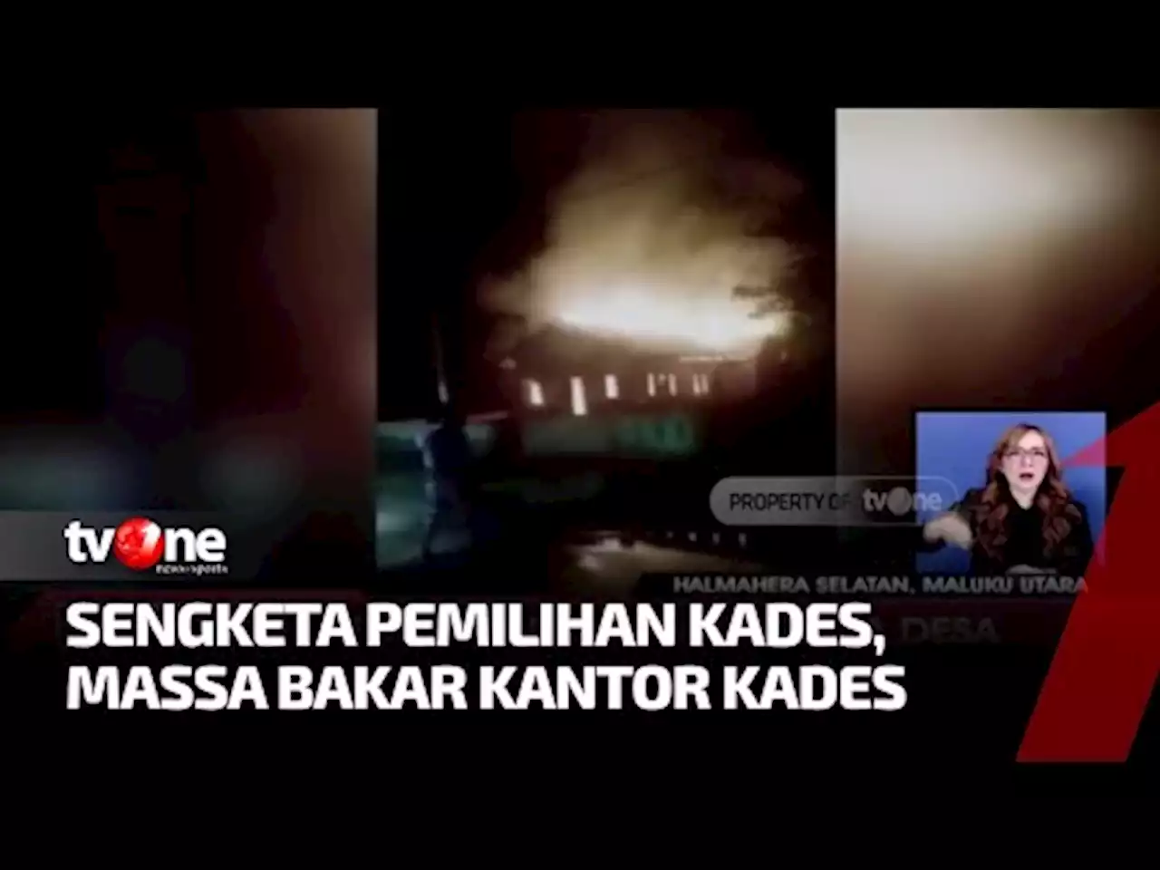 Kantor Kepala Desa di Halmahera Dibakar Warga - tvOne