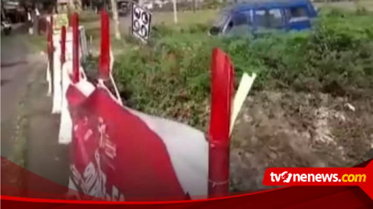 Puluhan Bendera PDI Perjuangan di Kabupaten Semarang Dirusak Orang Tak DiKenal