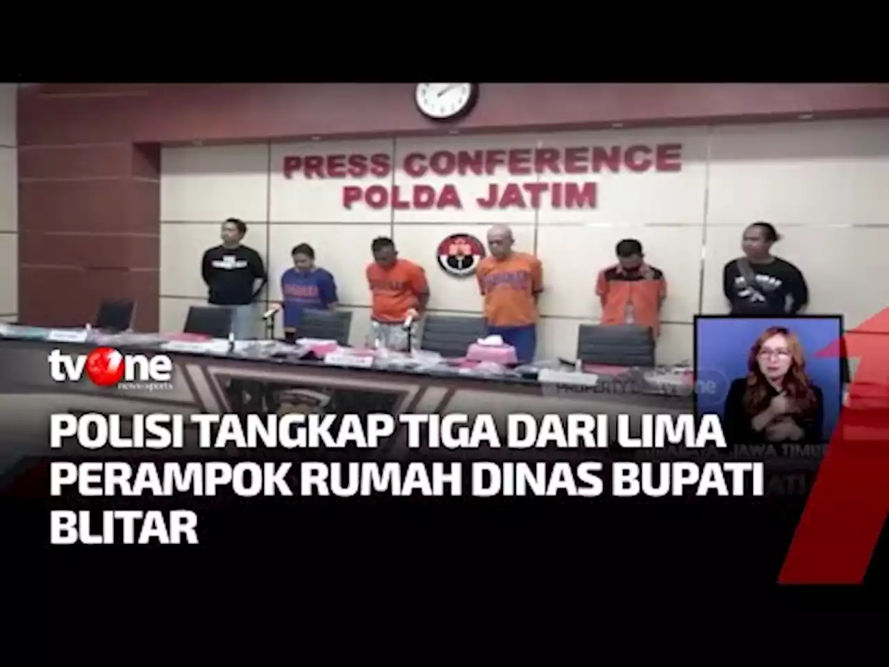 Tiga Pelaku Perampokan Rumah Dinas Bupati Ditangkap, Dua Buron - tvOne