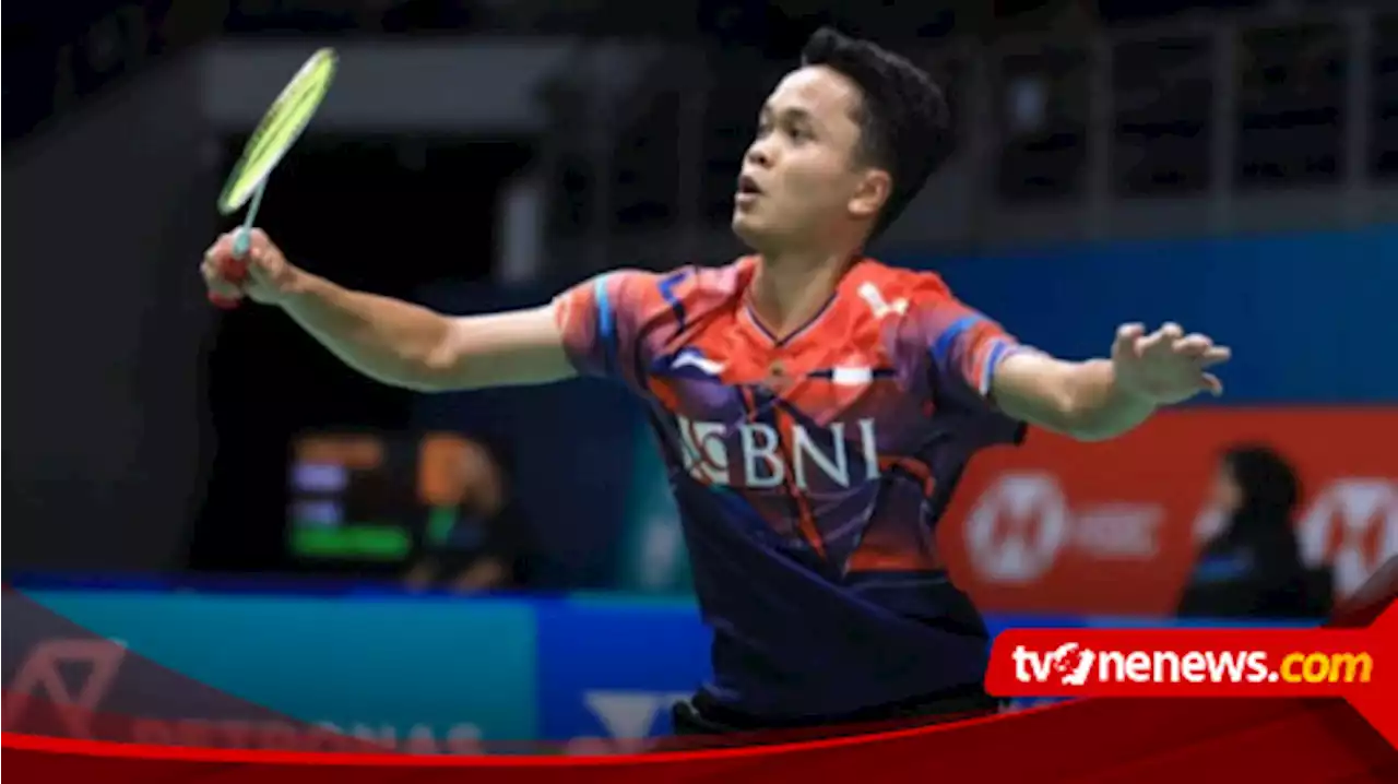 Wakil Jepang Hentikan Langkah Anthony Ginting di Perempat Final Malaysia Open 2023