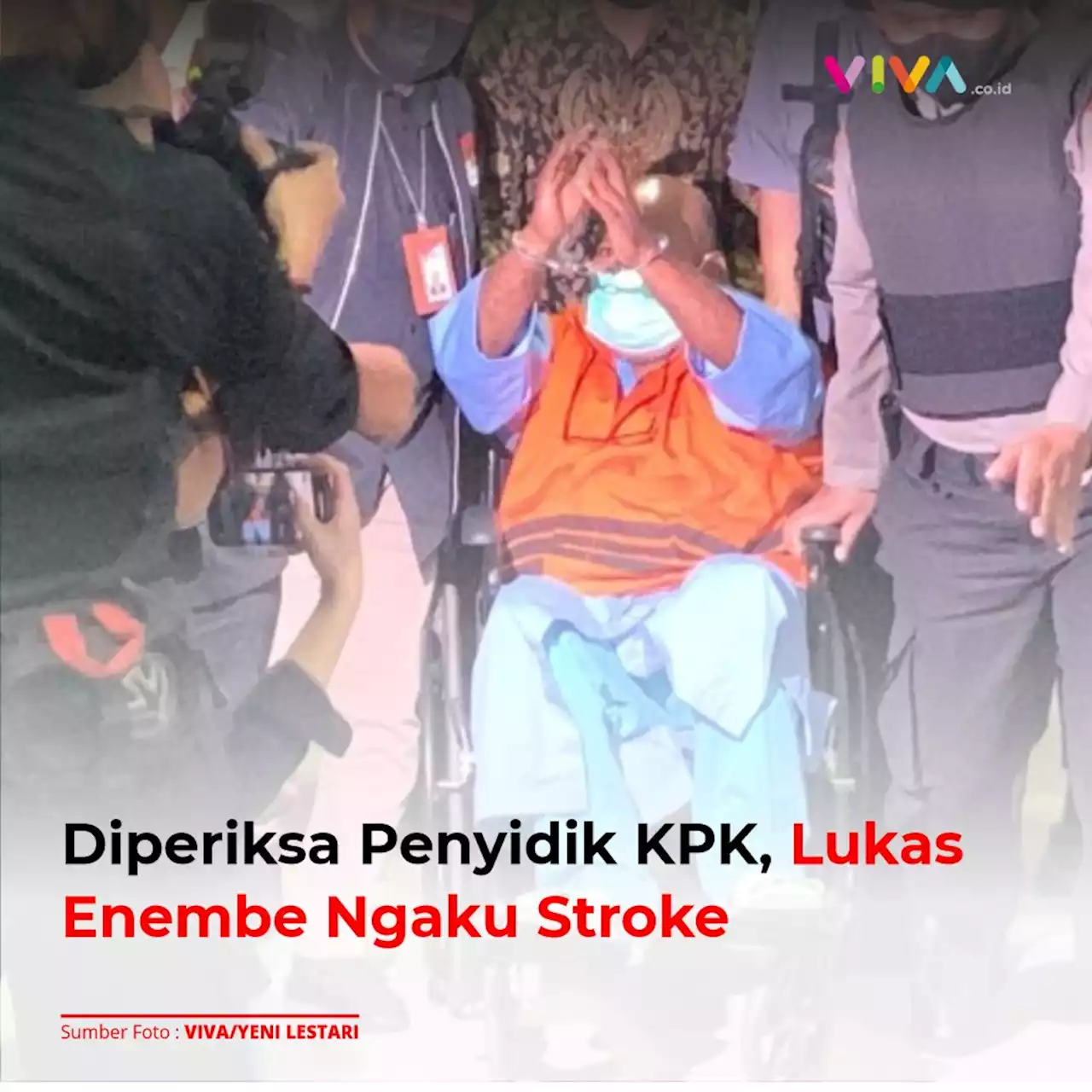 Diperiksa Penyidik KPK, Lukas Enembe Ngaku Stroke