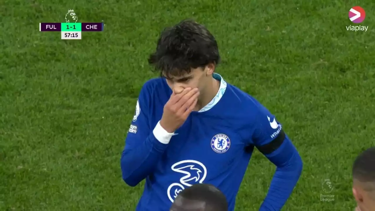 João Félix zet horrortackle in op Tete: eerste Chelsea-debutant die rood pakt