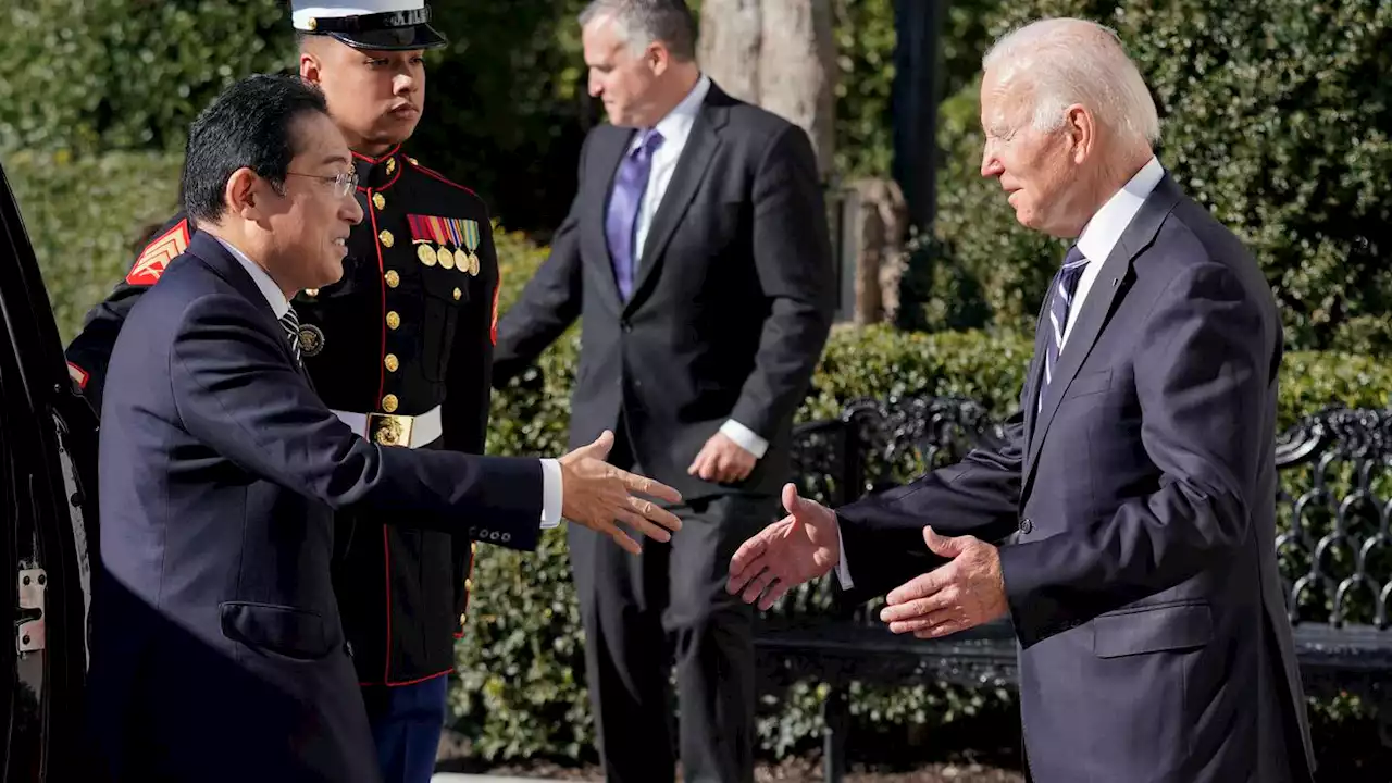 Biden and Kishida discuss Japan 'stepping up' security