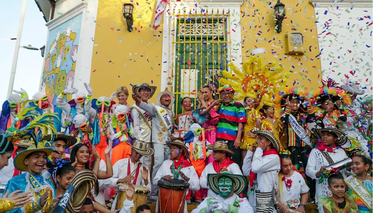 Izada de bandera del Carnaval de los Niños 2023: ¡Un hit que se gozó como es!