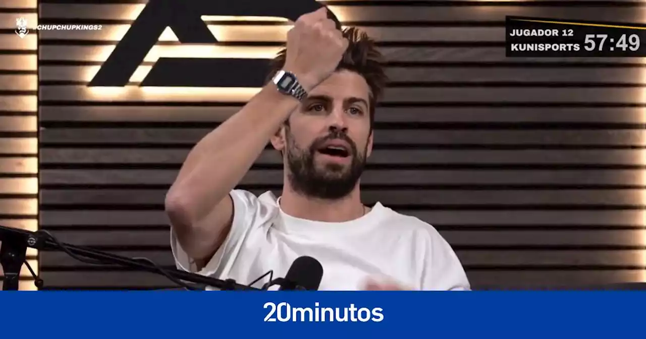 Piqué anuncia a Casio como 'nuevo patrocinador' de la King's League y le regala uno de sus relojes a Ibai