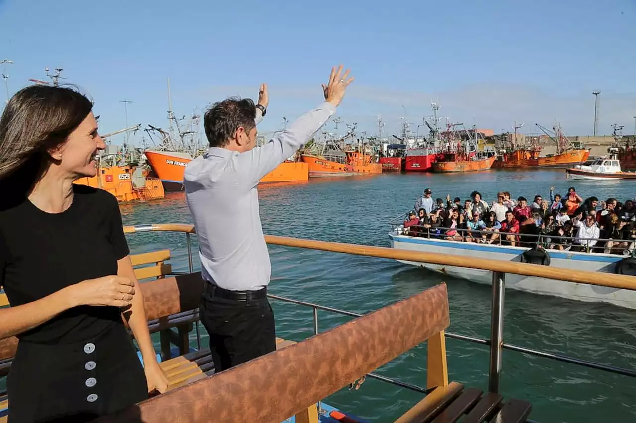 Kicillof recorrió el puerto de Mar del Plata