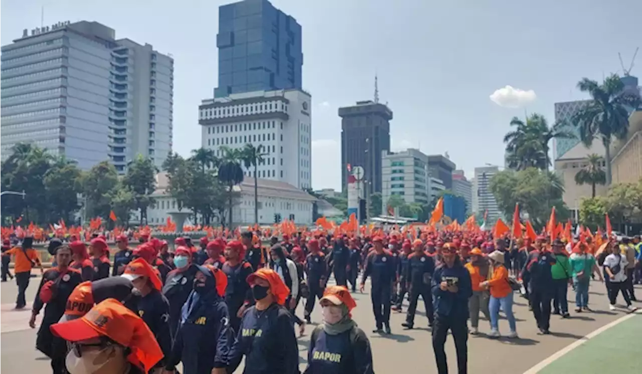 Ikut Demo, Belum Semua Buruh Baca Perppu Cipta Kerja