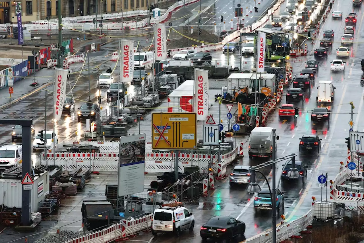 Bauarbeiten in Berlin: Straßensperrungen am Wochenende