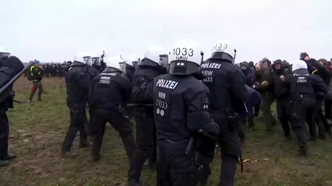 Chaos in Lützerath: Gewalt zwischen Polizei und Demo-Teilnehmern