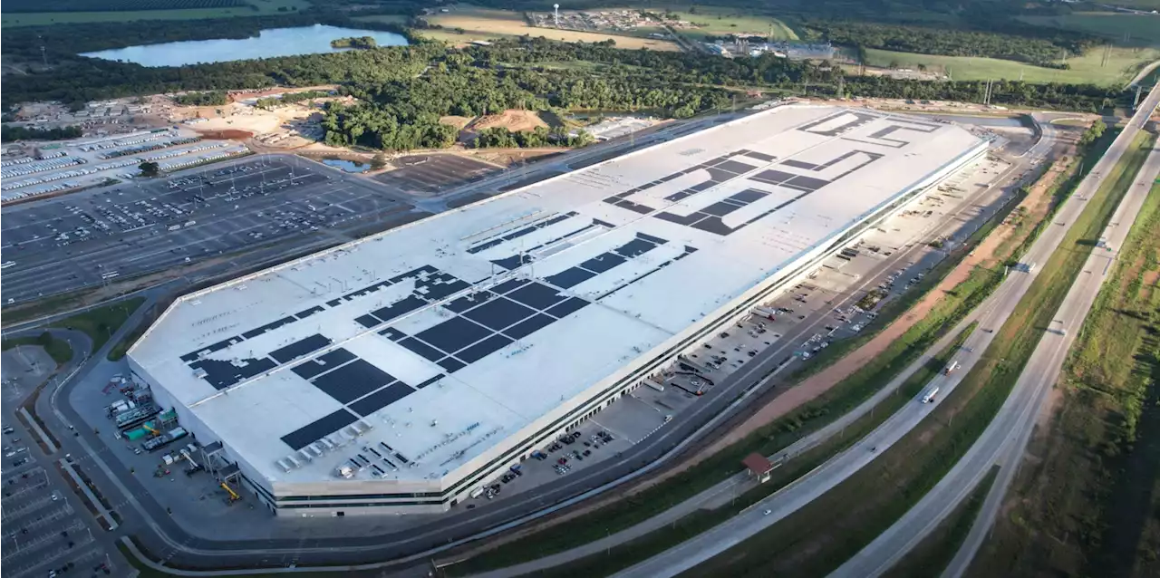 Giant Parts Of 9,000-Ton Tesla Cybertruck Giga Press Arrive At Giga Texas