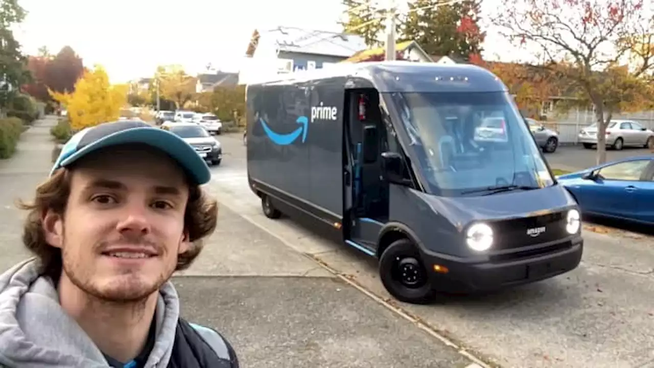 How the job of Amazon delivery has changed with Rivian's electric vans and routing software