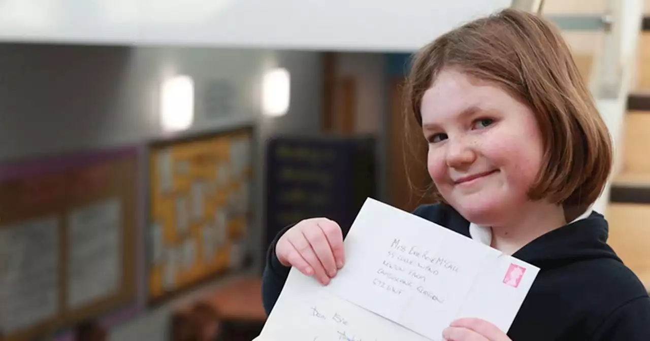 Lanarkshire schoolgirl delighted at letter from Sir David Attenborough