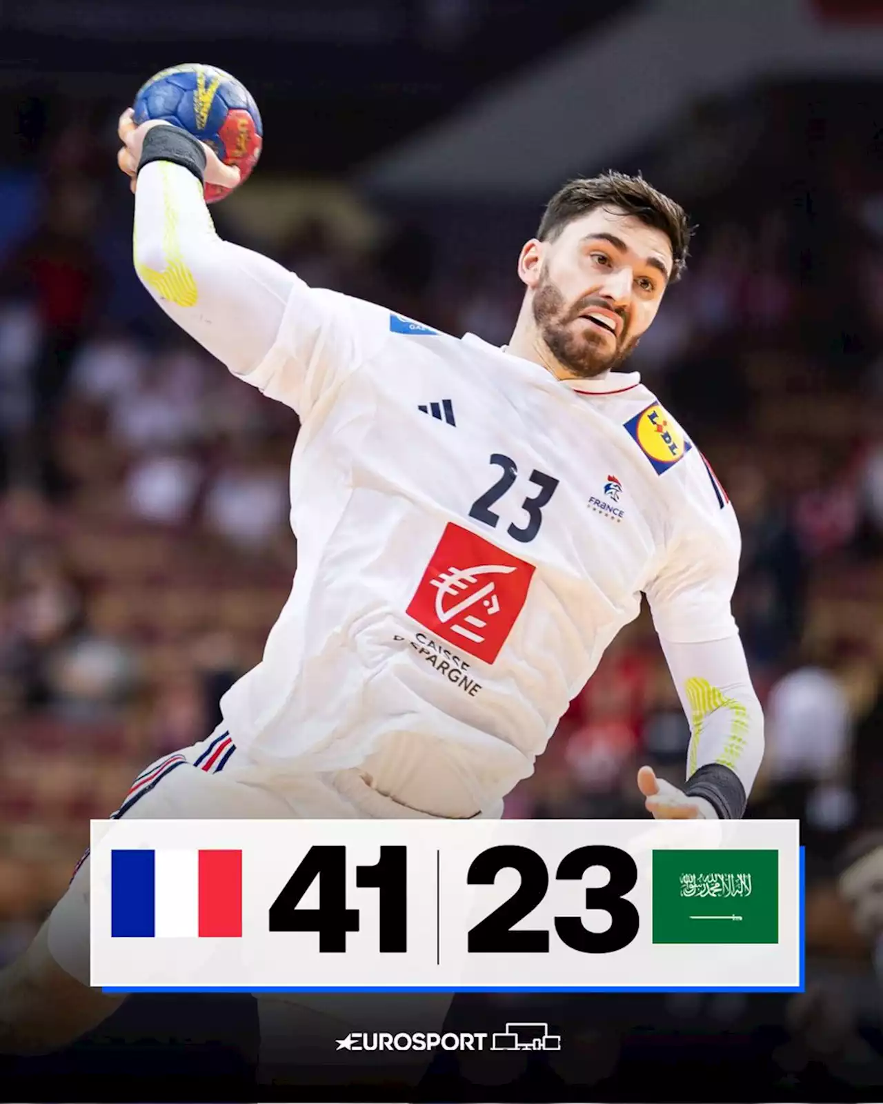 1er tour : La France surclasse l'Arabie saoudite (41-23) et se qualifie pour le tour principal