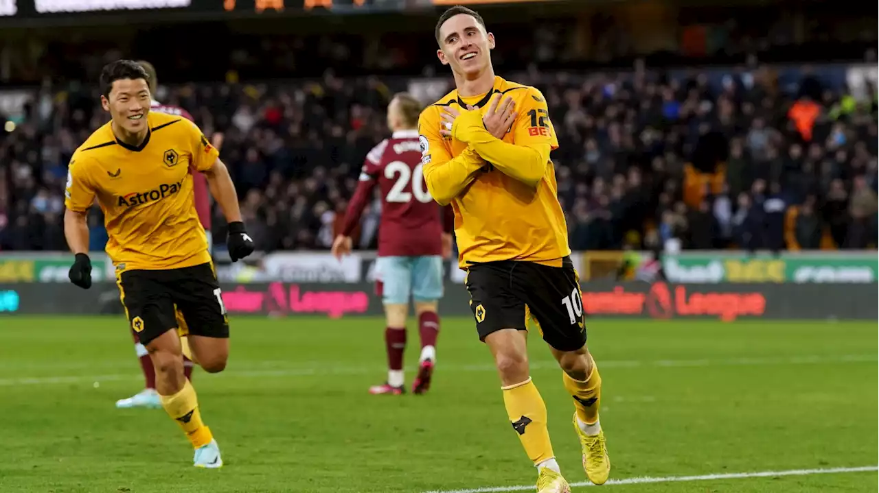 Wolves 1-0 West Ham: Podence pounces to lift Wolves and pile pressure on Moyes