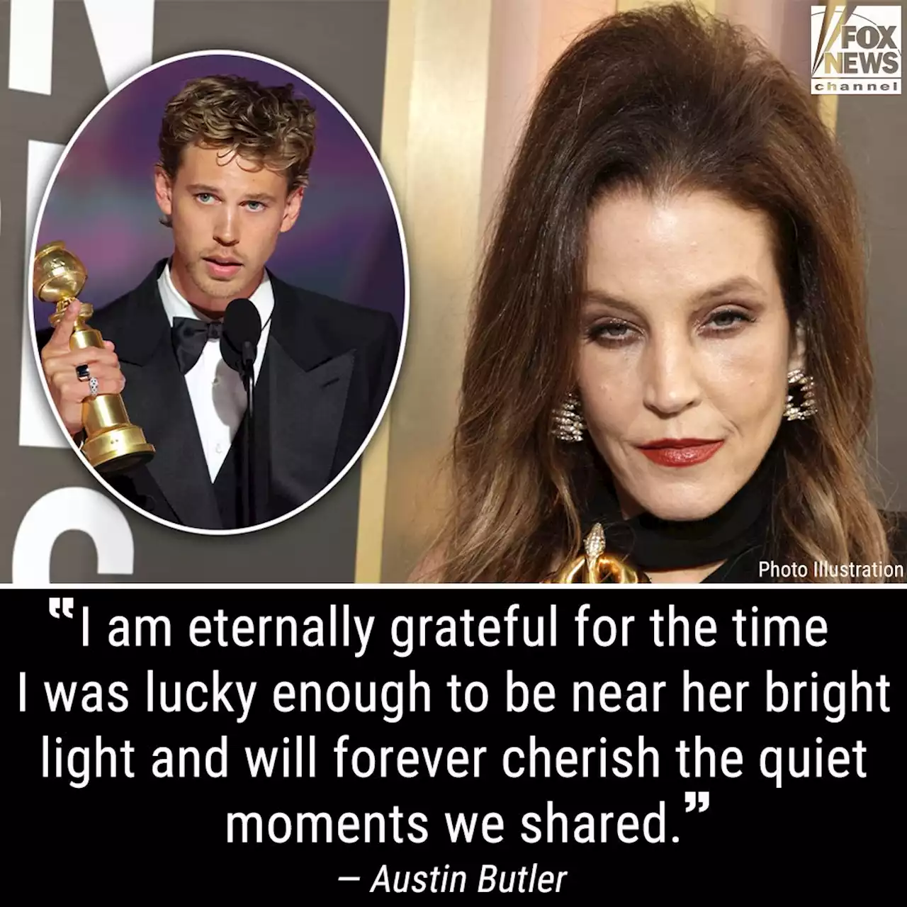 Lisa Marie Presley honored by ‘Elvis’ star Austin Butler: 'I was lucky enough to be near her bright light'