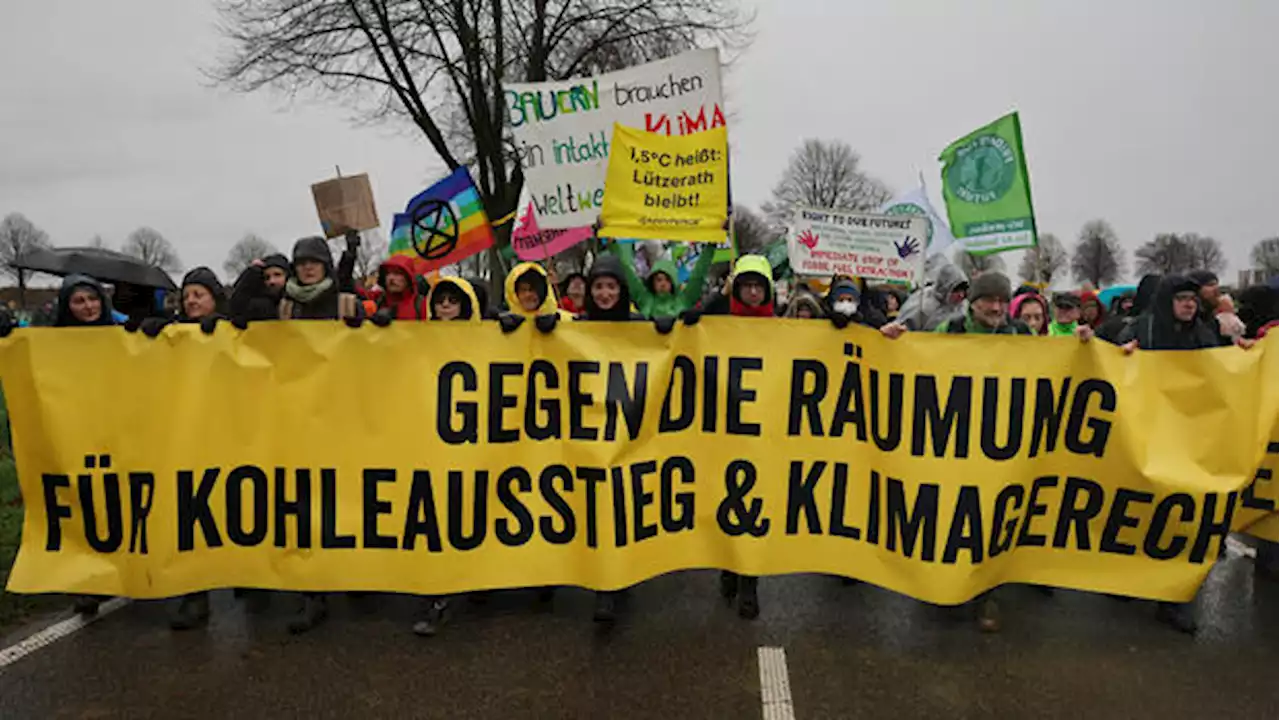 Klimaproteste: Großdemonstration in Lützerath angefangen – Thunberg kritisiert Grüne