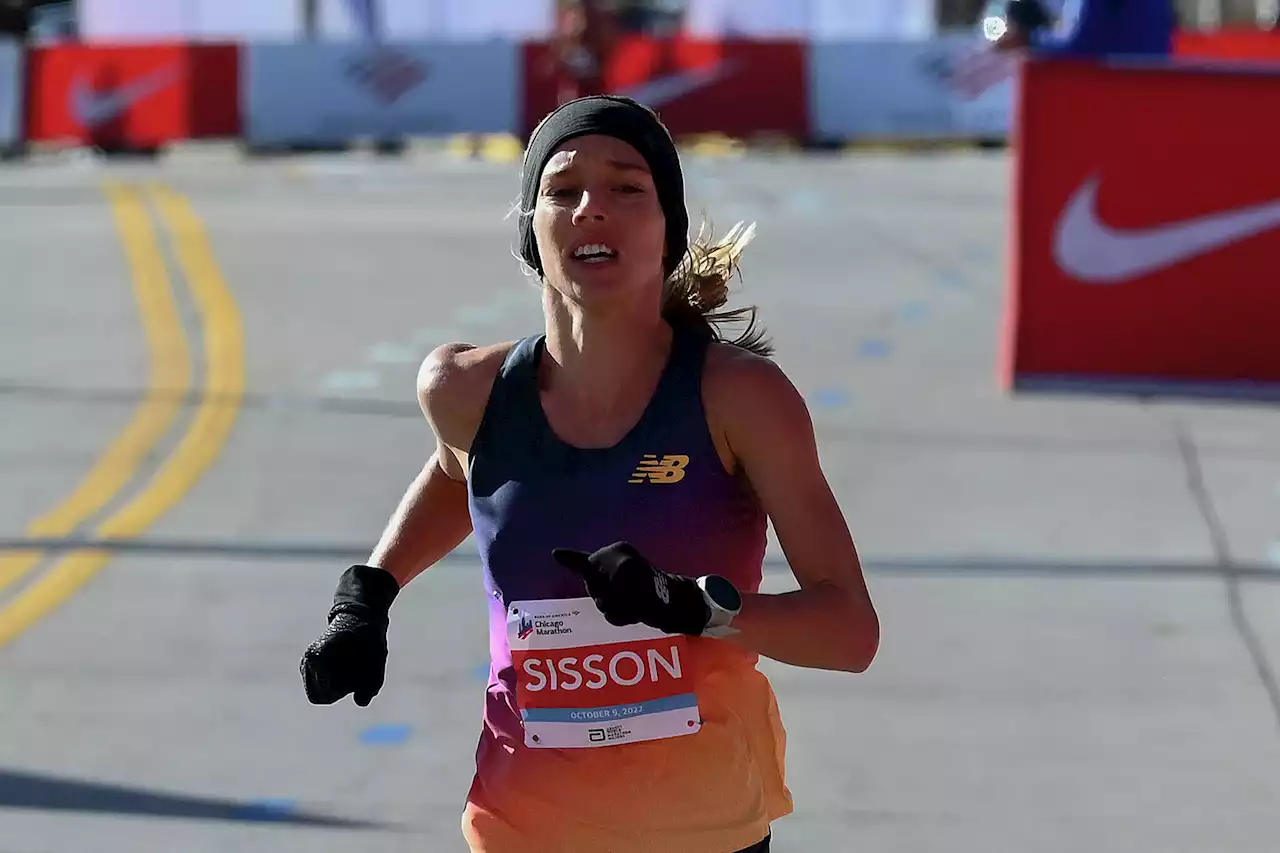 It's full speed ahead for Emily Sisson in Chevron Houston's half marathon