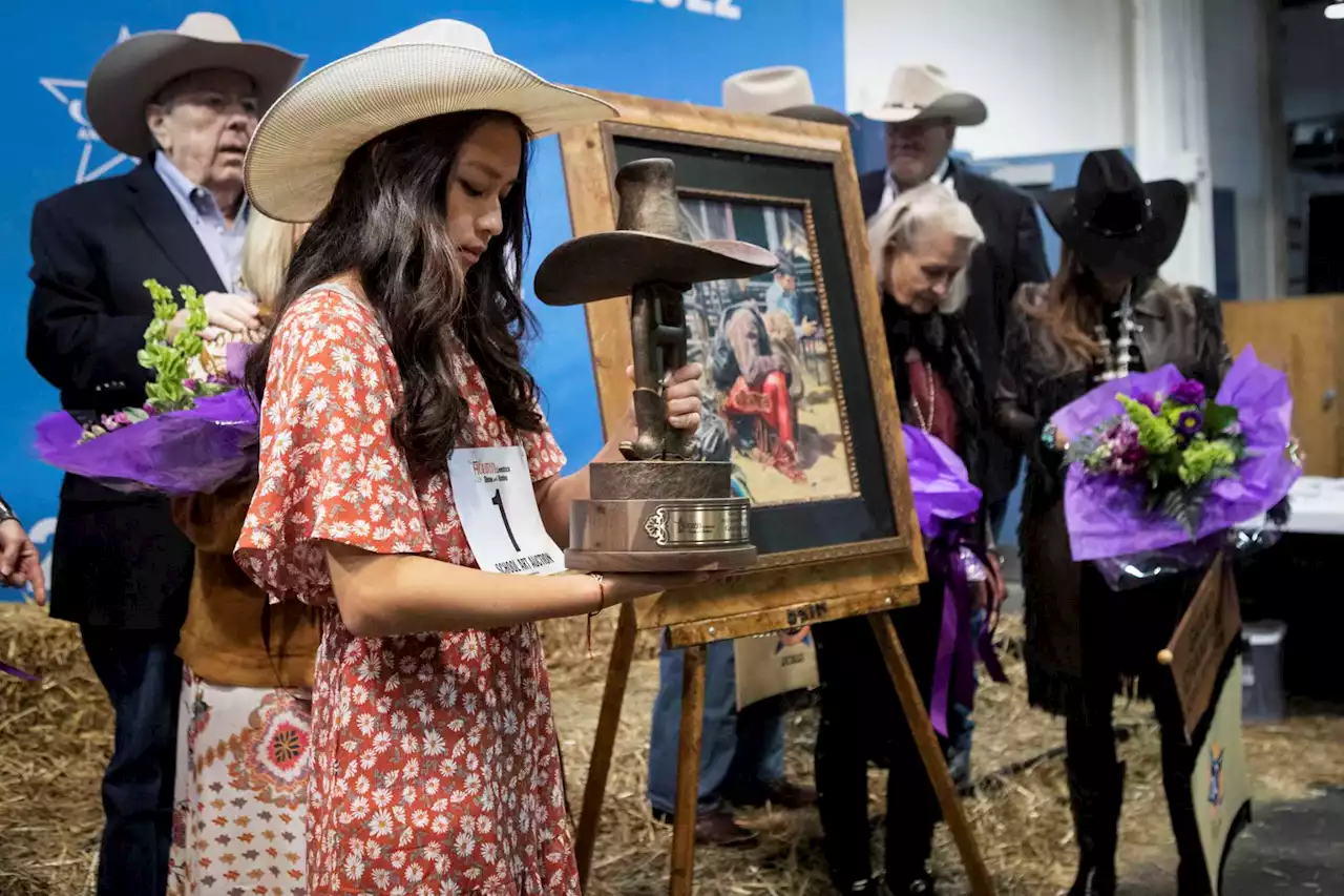 Pearland art show offers sneak peek before students compete in Houston Livestock Show and Rodeo