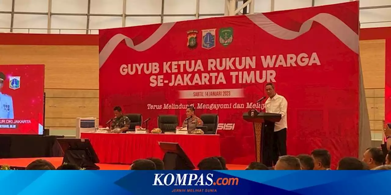 Heru Budi dan Kapolda Metro Jaya Hadiri Pertemuan Ketua RW Se-Jakarta Timur