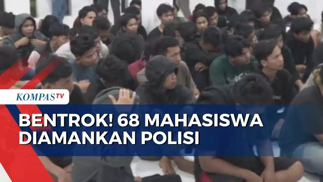 Bentrok Antar Mahasiswa di Medan, 7 Orang Terluka dan 68 Lainnya Diamankan Polisi