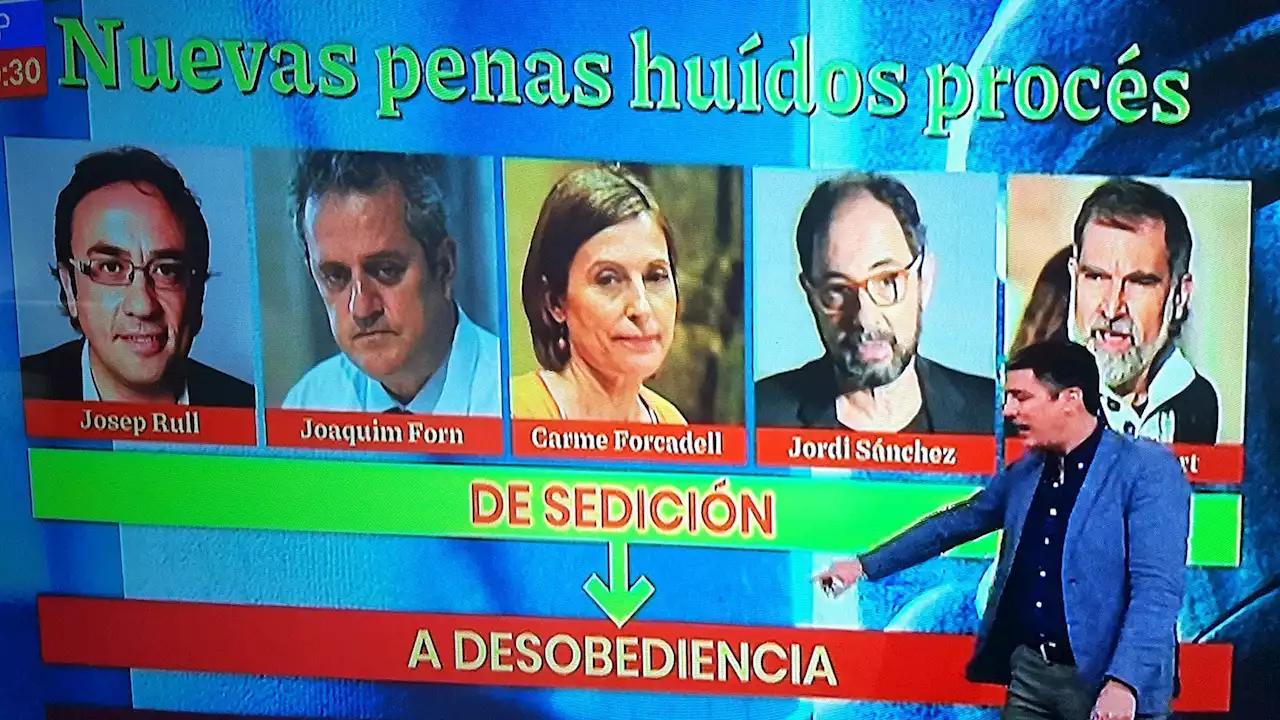 'Espejo Público' cuela a Jordi Sánchez (Antonio Recio) entre los huidos del procés y Rufián arrasa en redes con su respuesta