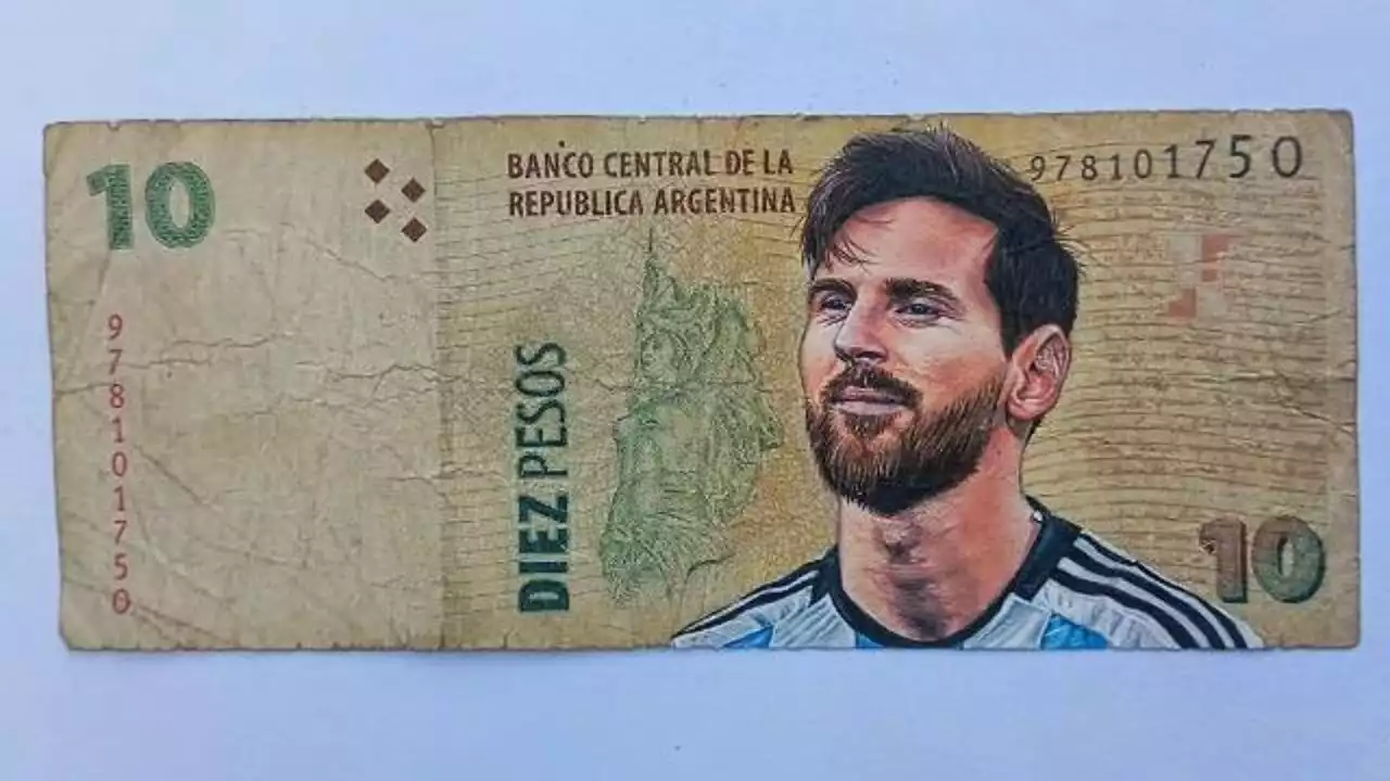 Argentina, una banconota da 10 Pesos è arrivata a valerne 60mila grazie alla Coppa del Mondo